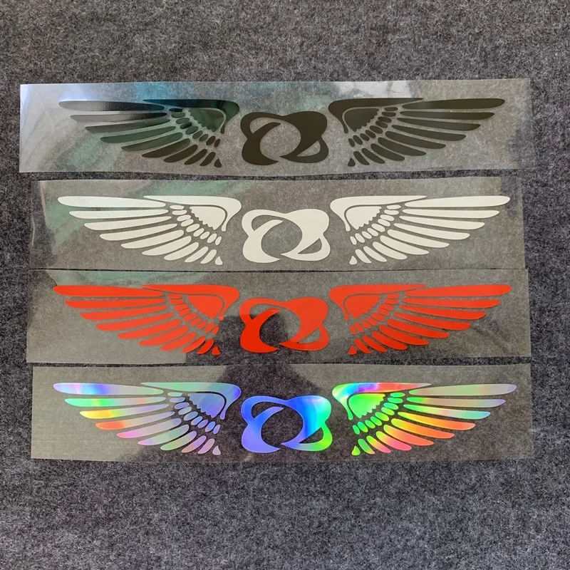 Motorrad Refit Personalisierte Flügel Aufkleber Motorrad MBK Logo Dekorative Bunte Laser