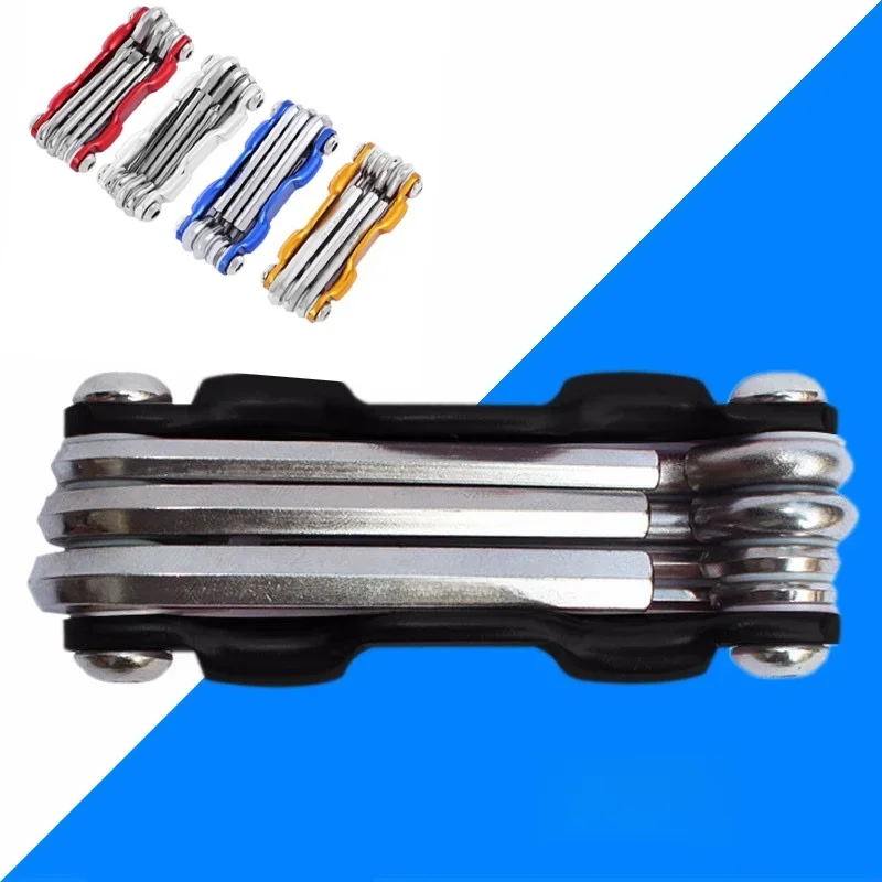 AliExpress NONE Lightweight Portable 7 in 1 Mountain Bike Cycling Multi Repair Tools Kit Bicycle Repaire Set Spoke Hex Allen Wrench Screwdrivers