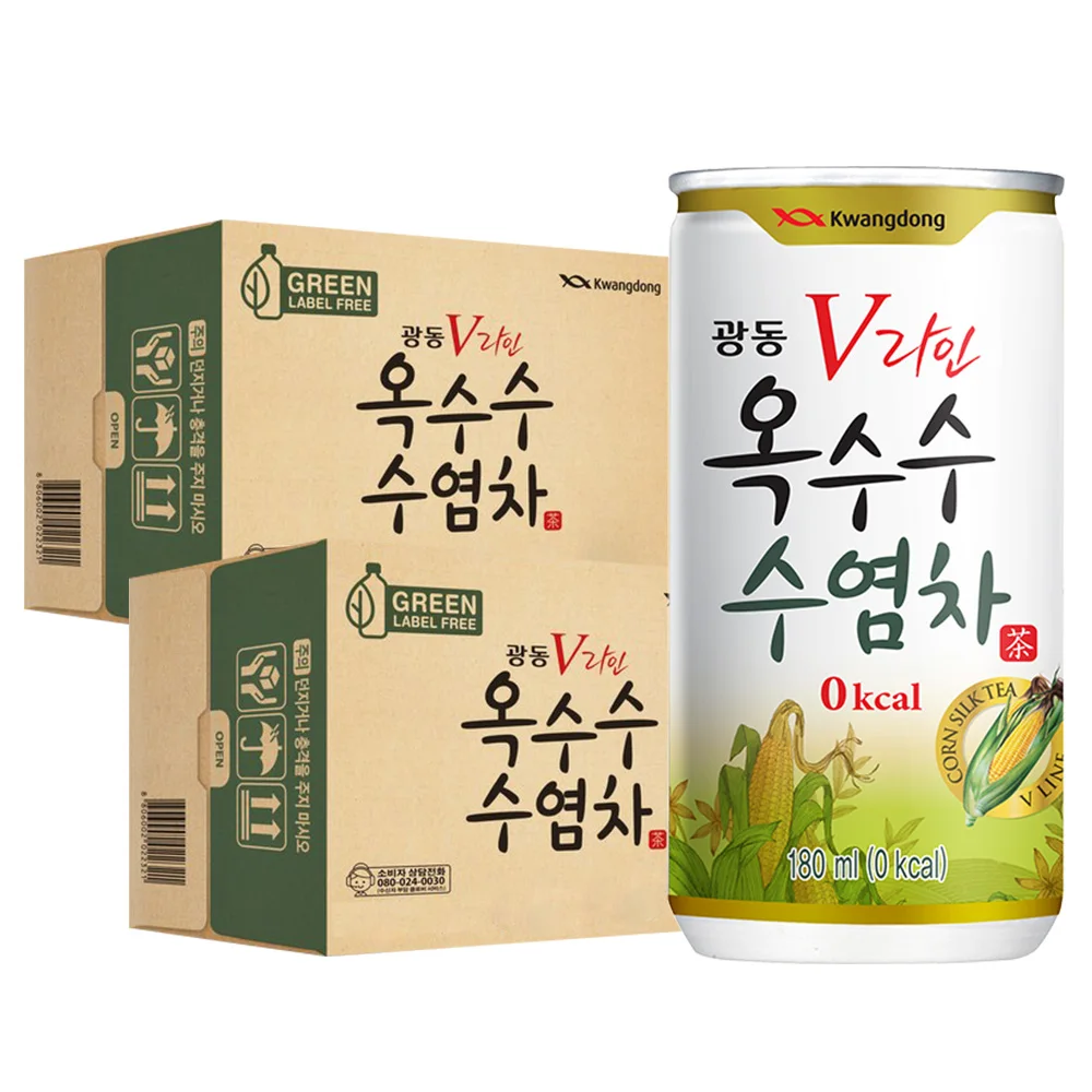 Kwangdong Corn silk tea 180ml x 60 cans (consumption-due 2025-05-22)