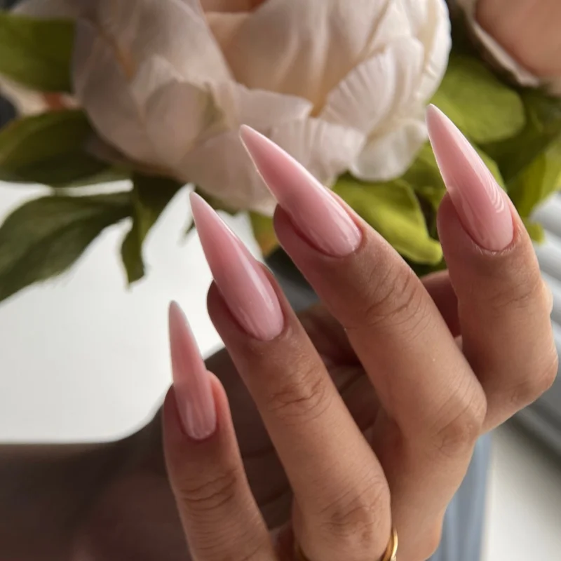 MSHARE 50ml Translucent Natural Pink Liquid Builder Nail Gel For Nails Extension Construction Self Leveling Tpo Free Soak Off view 4