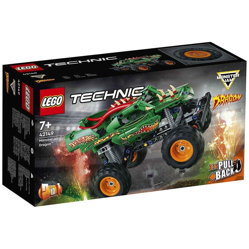 Lego Technic - Monster Jam Dragon, 42149, toys, boys, girls, blocks, pieces, original, store, official license, new, bricks, gift, men, woman, adult