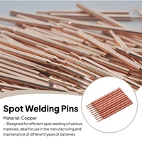 10Pcs Spot Welding Needle Tool Small Welding Machine Welding Welder Welding Spot Welding Pin Copper Needle
