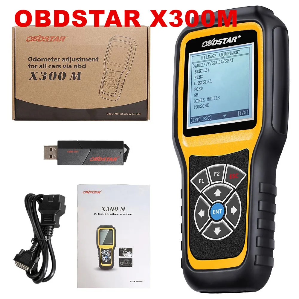 

Free Shipping OBDSTAR X300M Special for Odometer Adjustment and OBDII Support Mercedes Benz & MQB VAG KM Function