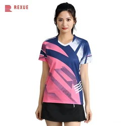 New 3D Table Tennis Graphic T Shirt for Women Clothing Casual Badminton Ping Pong T-Shirt Female Jerseys Y2K Tops Tee Shirts