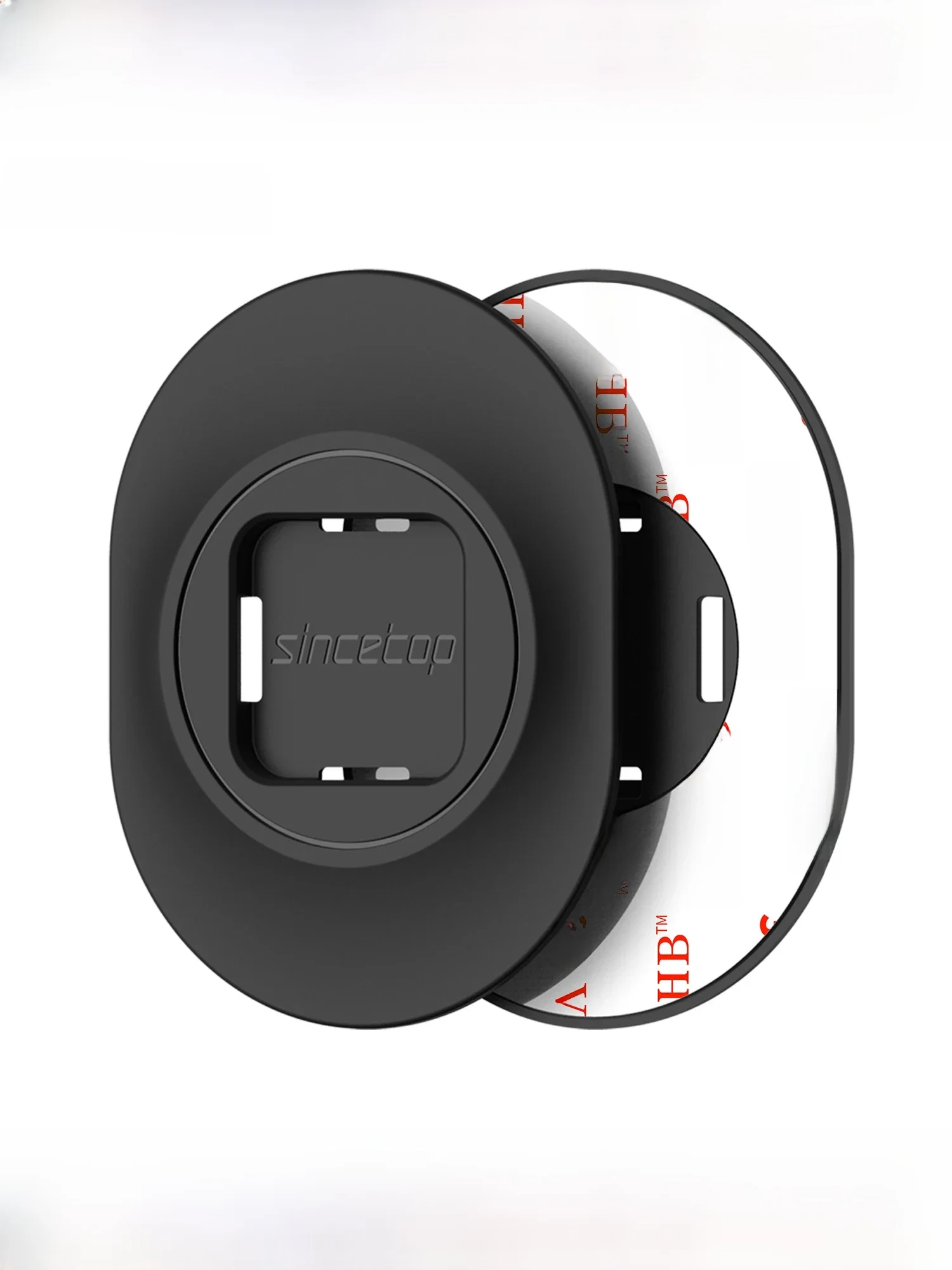 Adaptateur adhésif universel à fixation rapide pour grille d'aération/voiture/vélo/clip de ceinture/mur/support de brassard/support de poignet Série Q