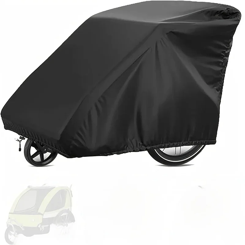 AliExpress NONE Bicycle trailer cover, waterproof, dustproof, sun protection bicycle trailer cover with rope