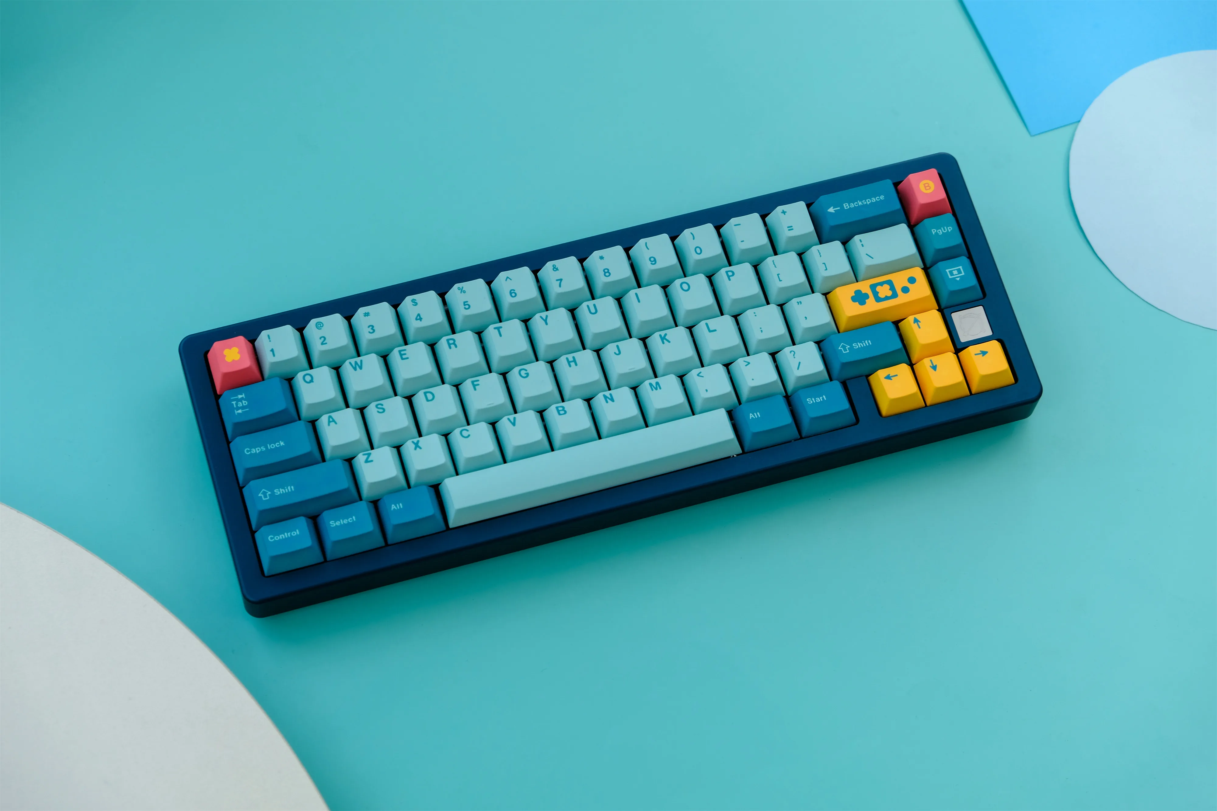 GMK Retro Game Console Keycaps, 129 Keys PBT Keycaps Cherry Profile DYE-SUB Personalized GMK Keycaps For Mechanical Keyboard