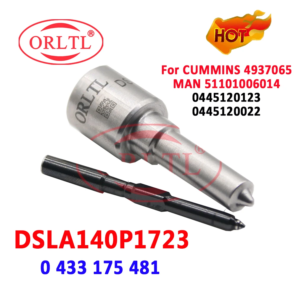 ORLTL Diesel Injector DSLA140P1723 Fuel Nozzle 0 433 175 481 For KAMAZ CUMMINS 4937065 MAN 51101006014 0445120123 0445120022