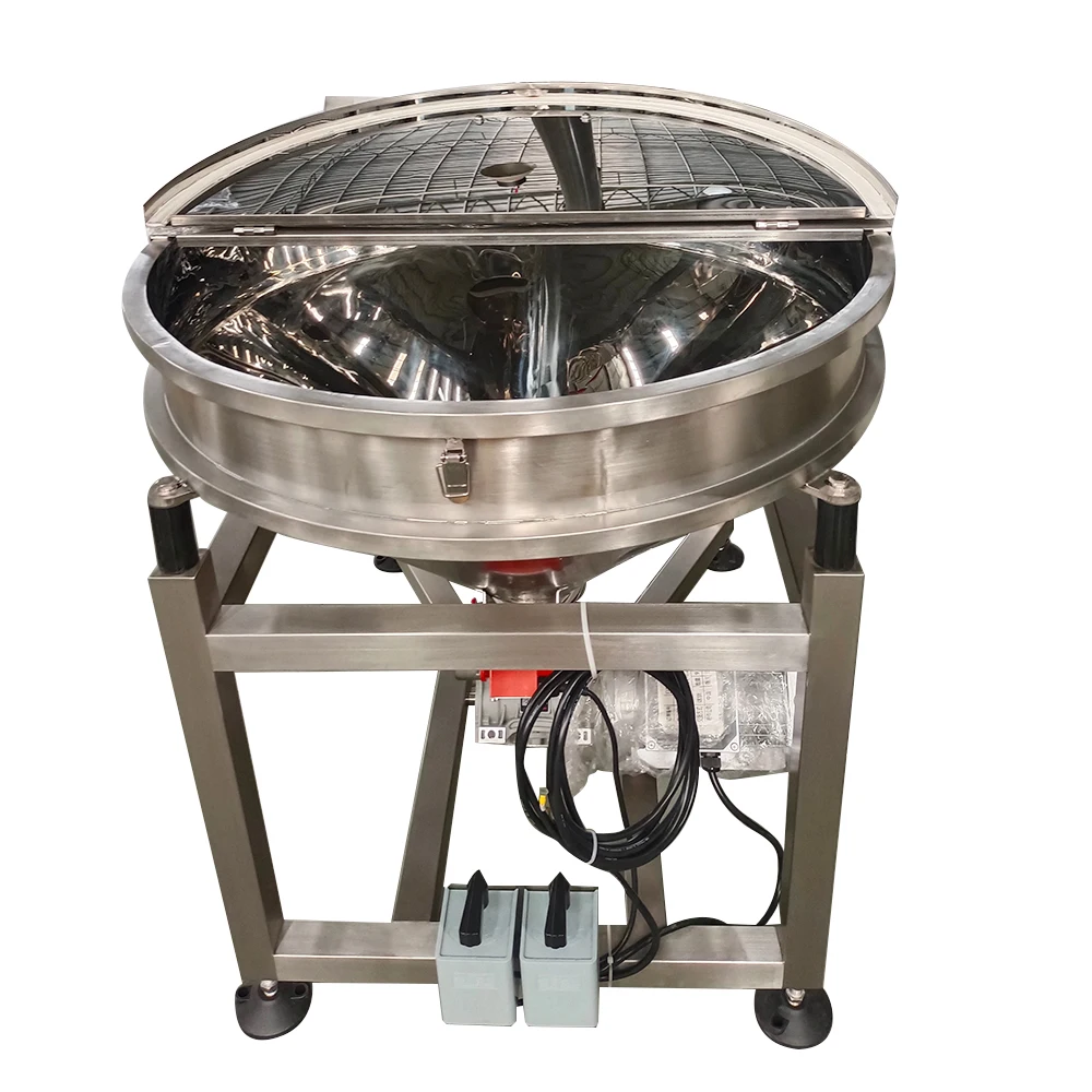 Custom-made circular hoppers, screw conveyors, and augers for automatic stainless steel inclined screw feeders for rice, seeds,