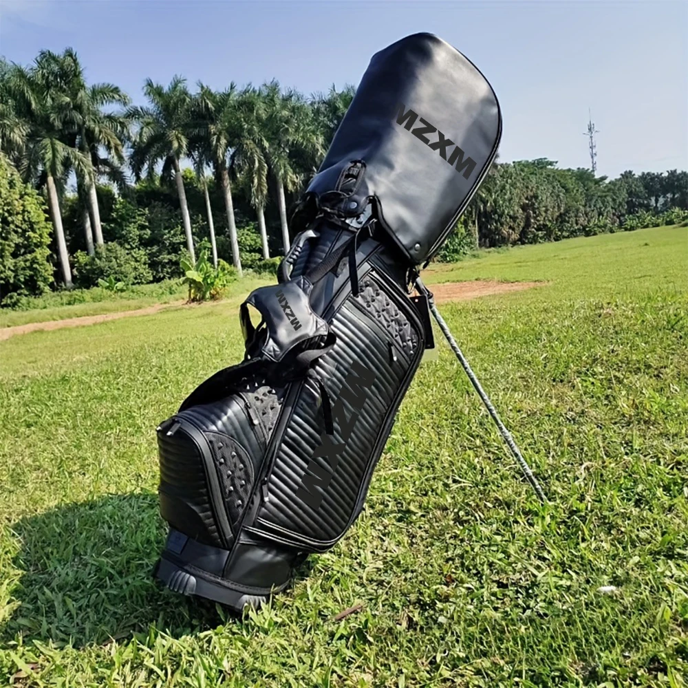 Sac de club de golf multifonction en PU pour homme, sac caddie, document noir, question pour les golfeurs de se déplacer, 2024