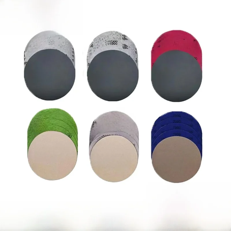 5 Zoll wasserdichte Schleifscheibe, 125 mm, sortiert, Körnung 1000–7000, 30 Stück, Klettverschluss-Siliziumkarbid-Schleifpapier zum Polieren und Schleifen