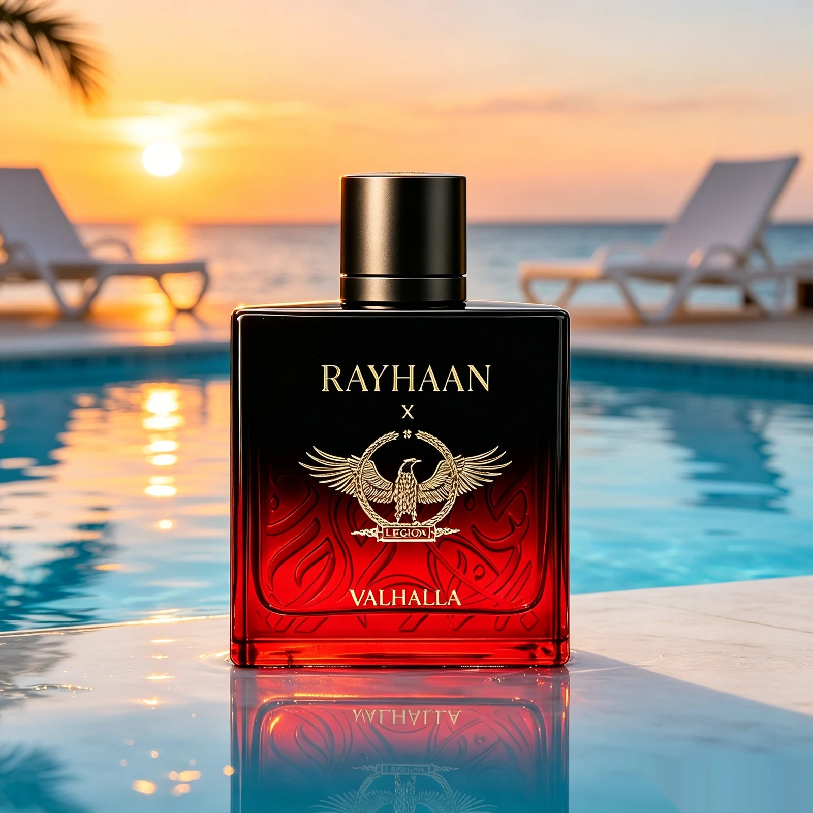 Parfum délicieux RAYHAAN Valhalla 100ml 3.3 FL OZ, eau de parfum longue durée, vaporisateur de cologne au bois de santal, cardamome et fumée.