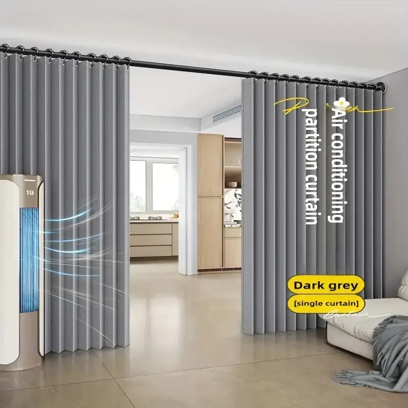 Privacy Protection Divider Curtain for Bedroom and Closet, Room Separation Panel for Living Room Corner