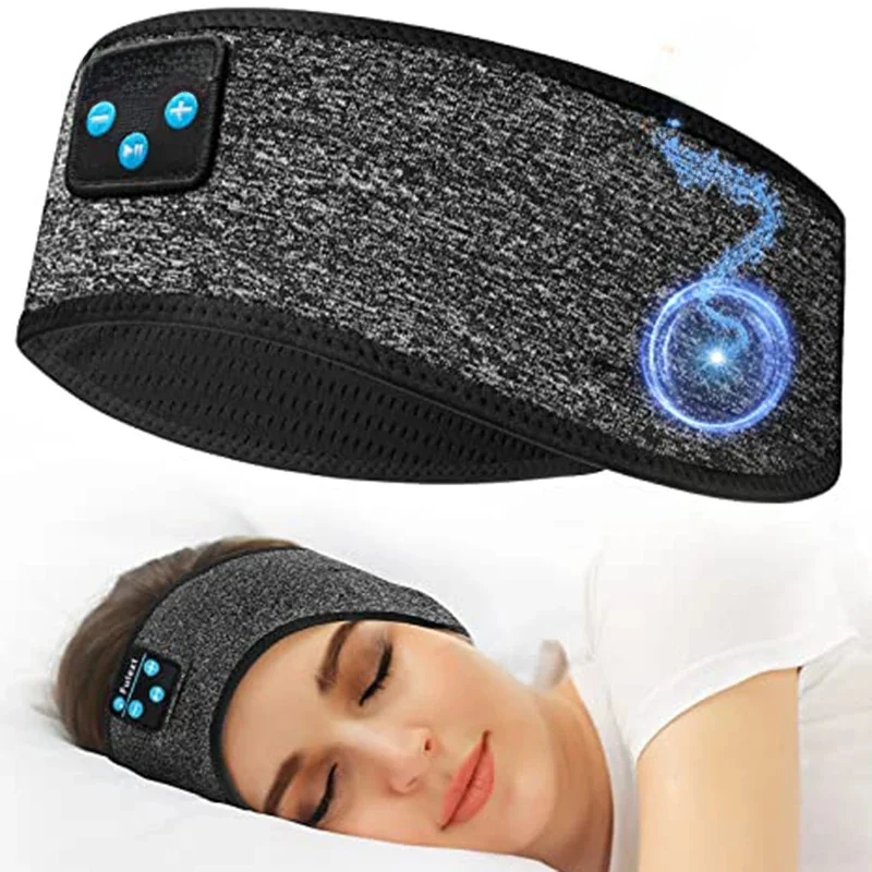 Écouteurs Bluetooth sport côté dormir bandeau élastique sans fil casque musique masque pour les yeux sans fil Bluetooth casque bandeau
