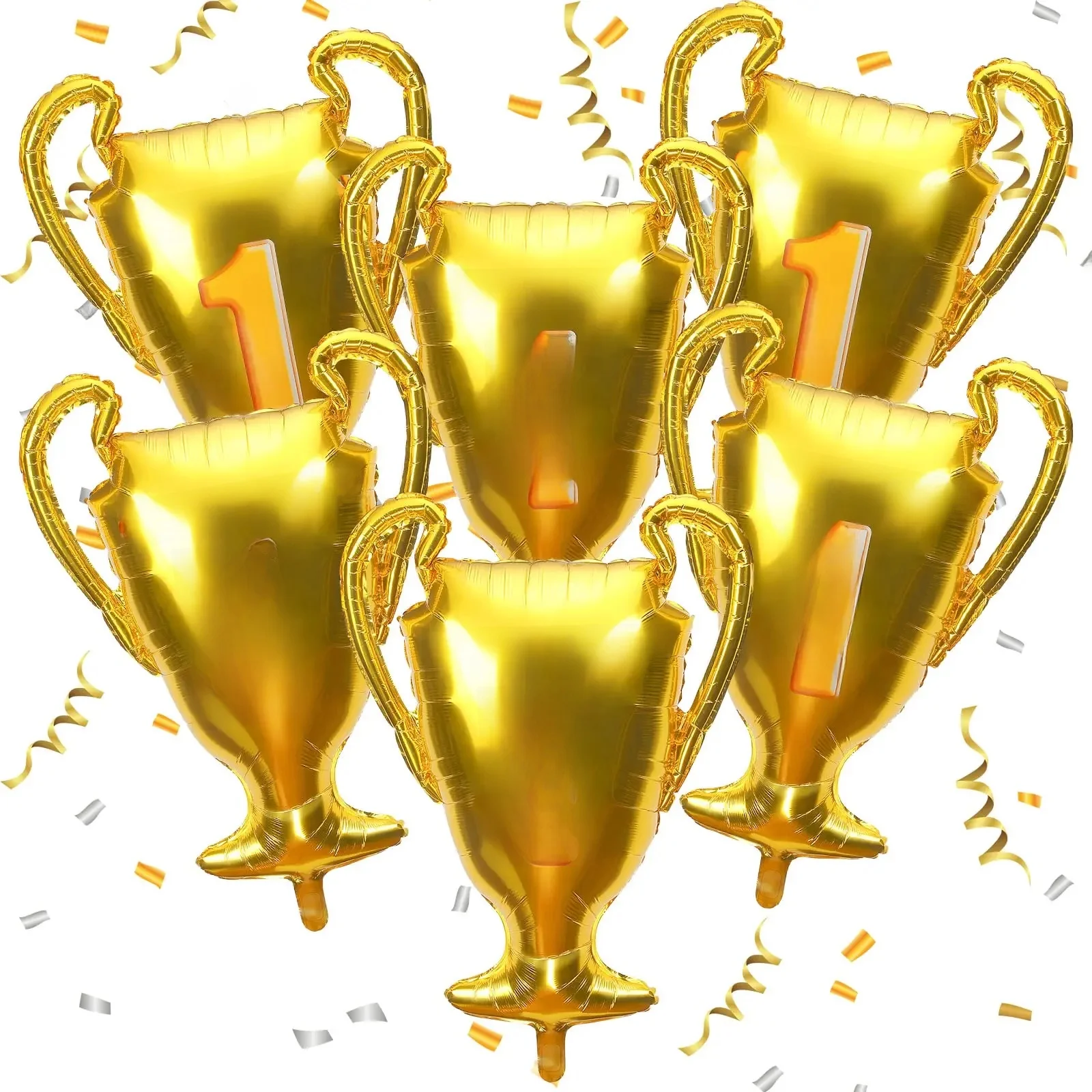 Ballon trophée de championnat, ballon en aluminium pour football, volley-ball, basket-ball, décoration de fête de carnaval, cadeaux d'anniversaire, jouets pour enfants