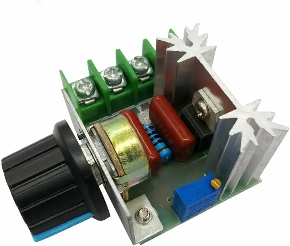 110V 220V 2000W 4000W 5000W 10000W SCR Regulator napięcia LED Ściemniacz Silnik 12V Regulator prędkości 220 V Moduł zasilania — zdjęcie 2
