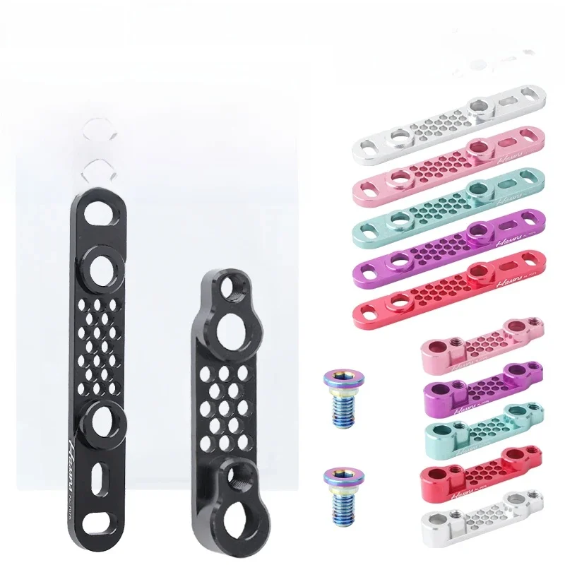 AliExpress HASSNS Bicycle Disc Brake Adapter Road Bike CNC Disc Brake Converter Bracket Cycling Caliper Mount Titanium For 140 160mm Rotor