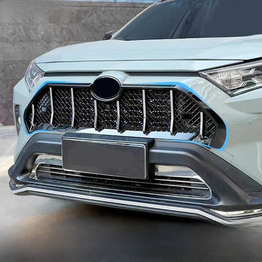 Grille Trim Voor Toyota Rav4 Rav4 Limited/LE/XLE/Hybride 2019-2024 2025 Voorste Motor Insectennet Screening Mesh Accessoires - afbeelding 2