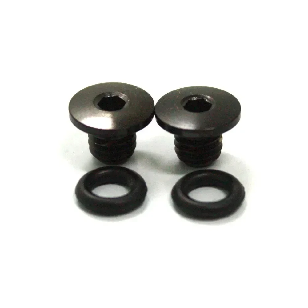AliExpress 1 Set M5 Titanium Bicycle Hydraulic Disc Brake Screw Bike Bleed Screw Bolt With O-Ring Parts For-Shimano XT, SLX, Zee Deore & LX