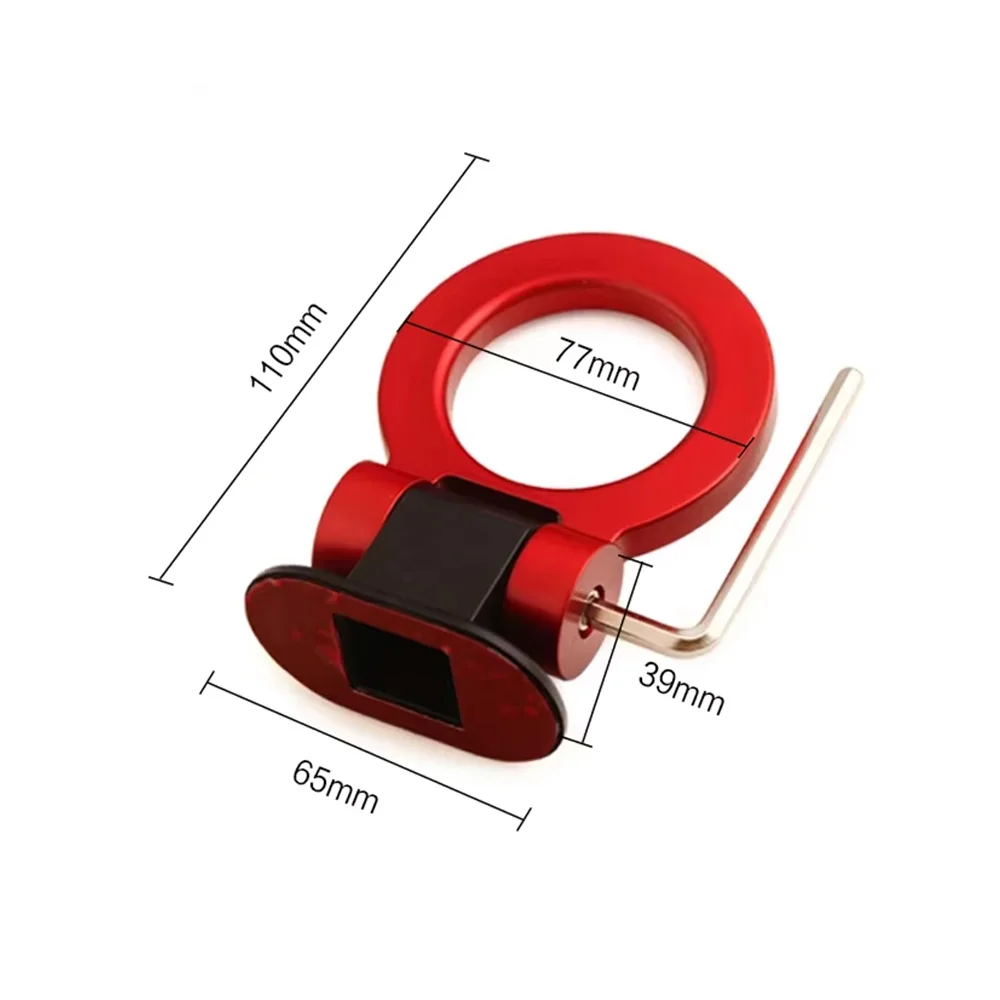 Universal ABS Bumper Car Sticker Adorn Car Simulation Tralier Tow Hook Kit Car Tow Strap/Tow Ropes/Hook/Towing Bars