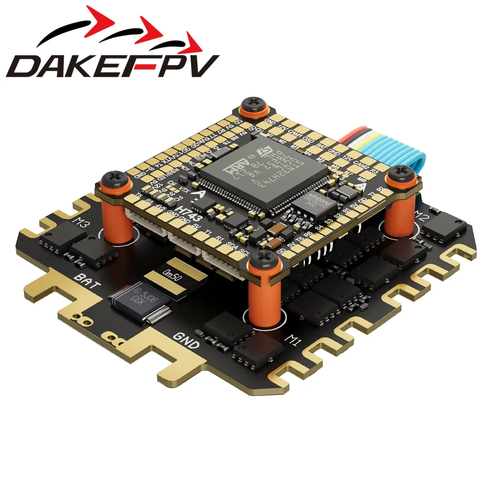 H743 وحدة تحكم في الطيران BLS 4-in-1 A 80A/100A ESC 3-12S Lipo Stack/Flytower للتحكم عن بعد FPV سباق بدون طيار كوادكوبتر