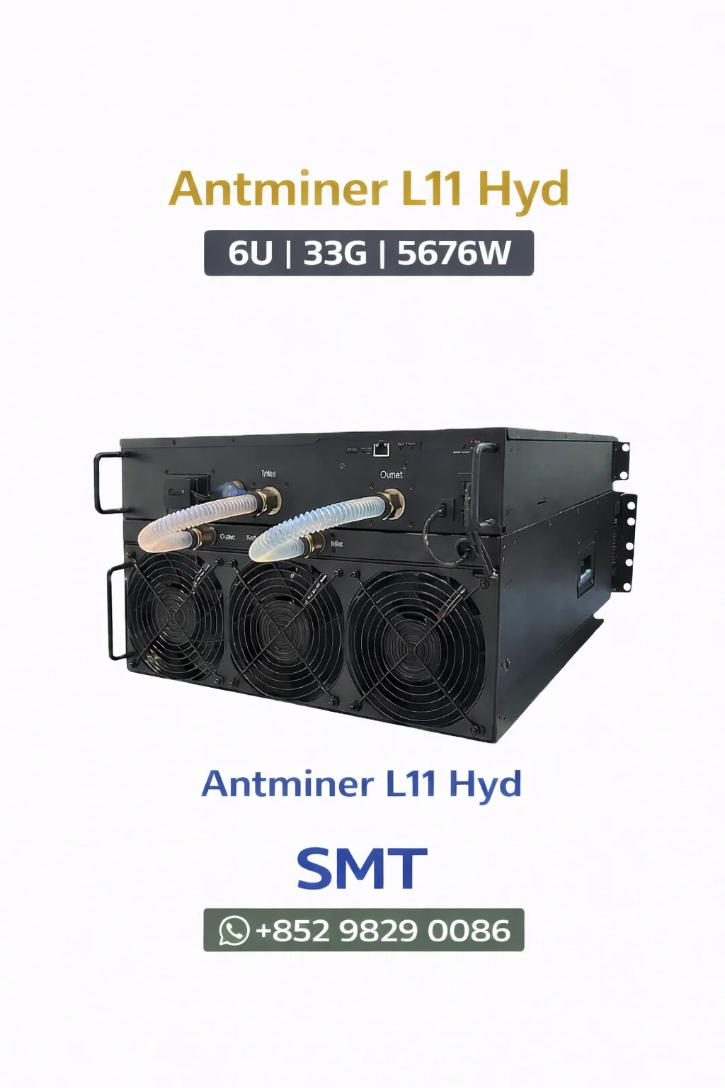

SMT buy 3 get 2 free Antminer L11 Hyd 33Gh s 5676W Hydro Cooling Miner for Dogecoin Litecoin Scrypt Algorithm Mining