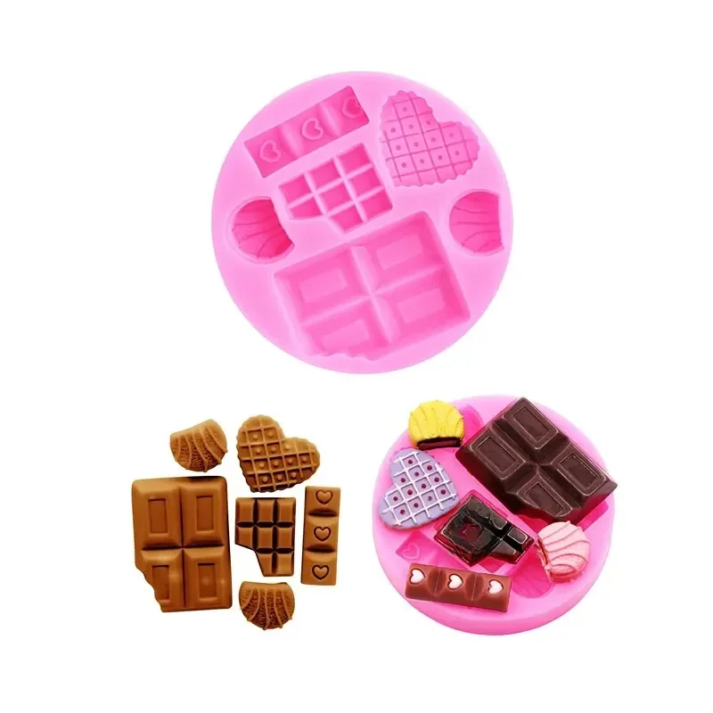 DIY Cartoon lody cukierki cukierki ciasta silikonowe formy ręcznie robione czekoladowe sprytnie ciasta deser dekoracje gadżety do pieczenia formy — zdjęcie 2