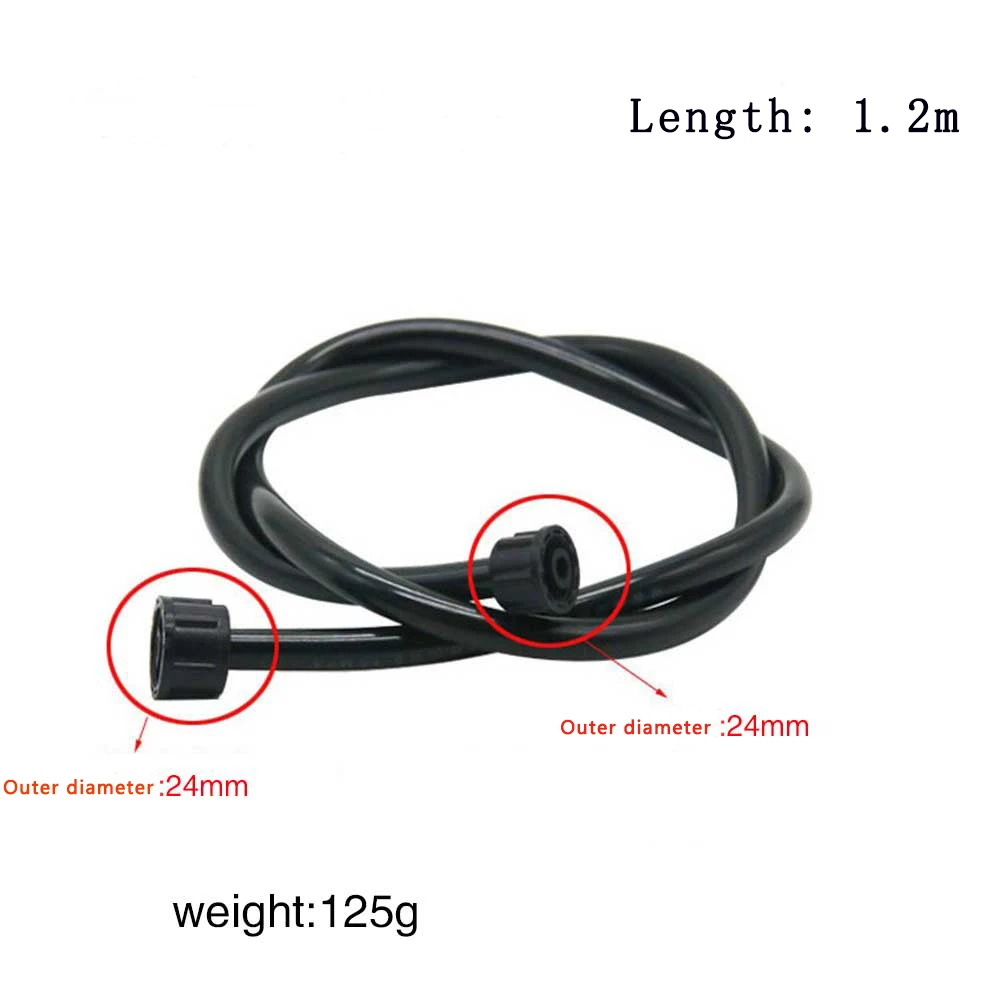 PVC Replacement Hose for Sprayers Pests Weeds Watering Garden and Spraying Plants Garden Accessories Black Garden Hoses