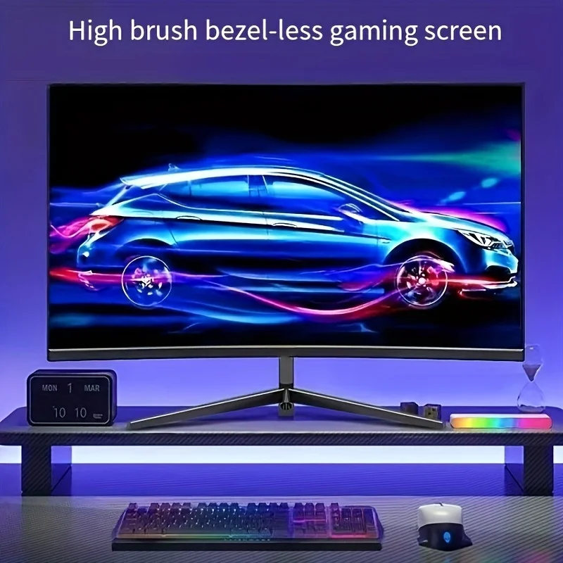 شاشة كمبيوتر Gawfolk احتفالية جديدة 27 بوصة 1080 بكسل، 180 هرتز، لوحة VA، HDMI، هدايا عيد الميلاد للهالوين، مناسبة للشباب