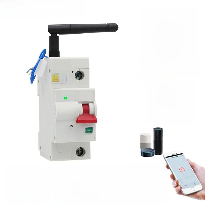 Tuya Smart Life WiFi DC Smart Circuit Breaker 12V 24V 48V Überlast Kurzschlussschutz mit Alexa Google Home für Smart Home