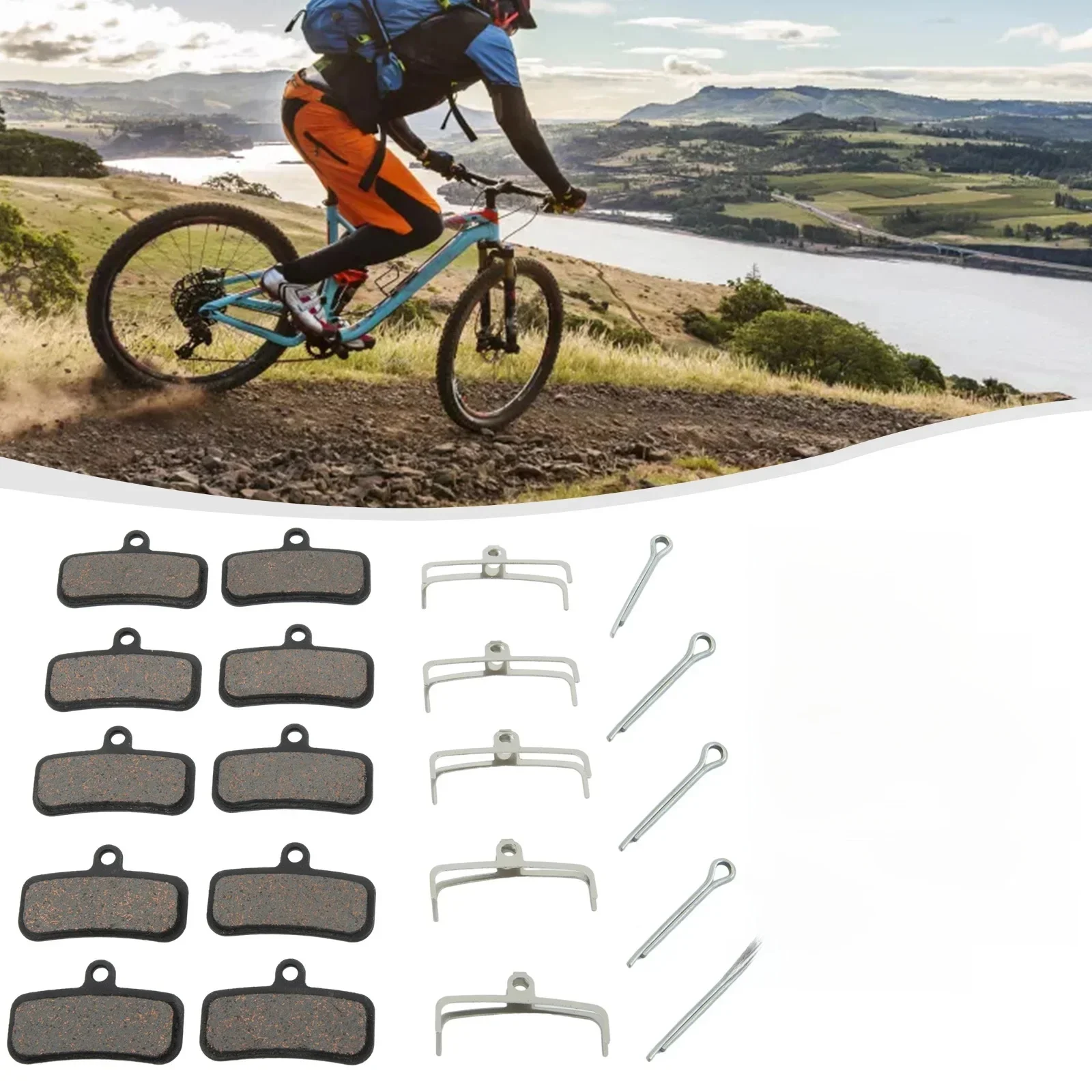 AliExpress 5 Pairs Bike Brake Pads Bicycle Disc Brake Pads For D03S D02S Saint BR-M810 TK Bicycle Brakes Pads For Mountain Bike Disc Brake