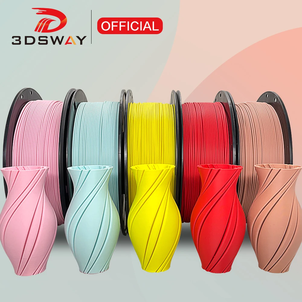 

3DSWAY 3D Printer Matte PLA Filament 1.75mm 1kg Spool 3D Printing Material For FDM Fast Free Shipping