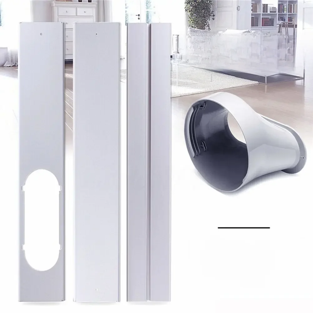 Kit de fenêtre portable avec adaptateur réglable, plaque market, pare-vent, connecteur de tube de tuyau d'accès, accessoires de climatiseur, 1 pièce, 2 pièces