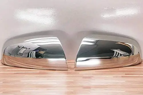 Mirror Covers for OPEL ZAFIRA B | 2005-2008 pre-facelif Stainless Steel Exterior Mirror Caps, Chrome Rearview Cases, Side Envelopes, Left and Right, 2 Pieces, Easy Installation