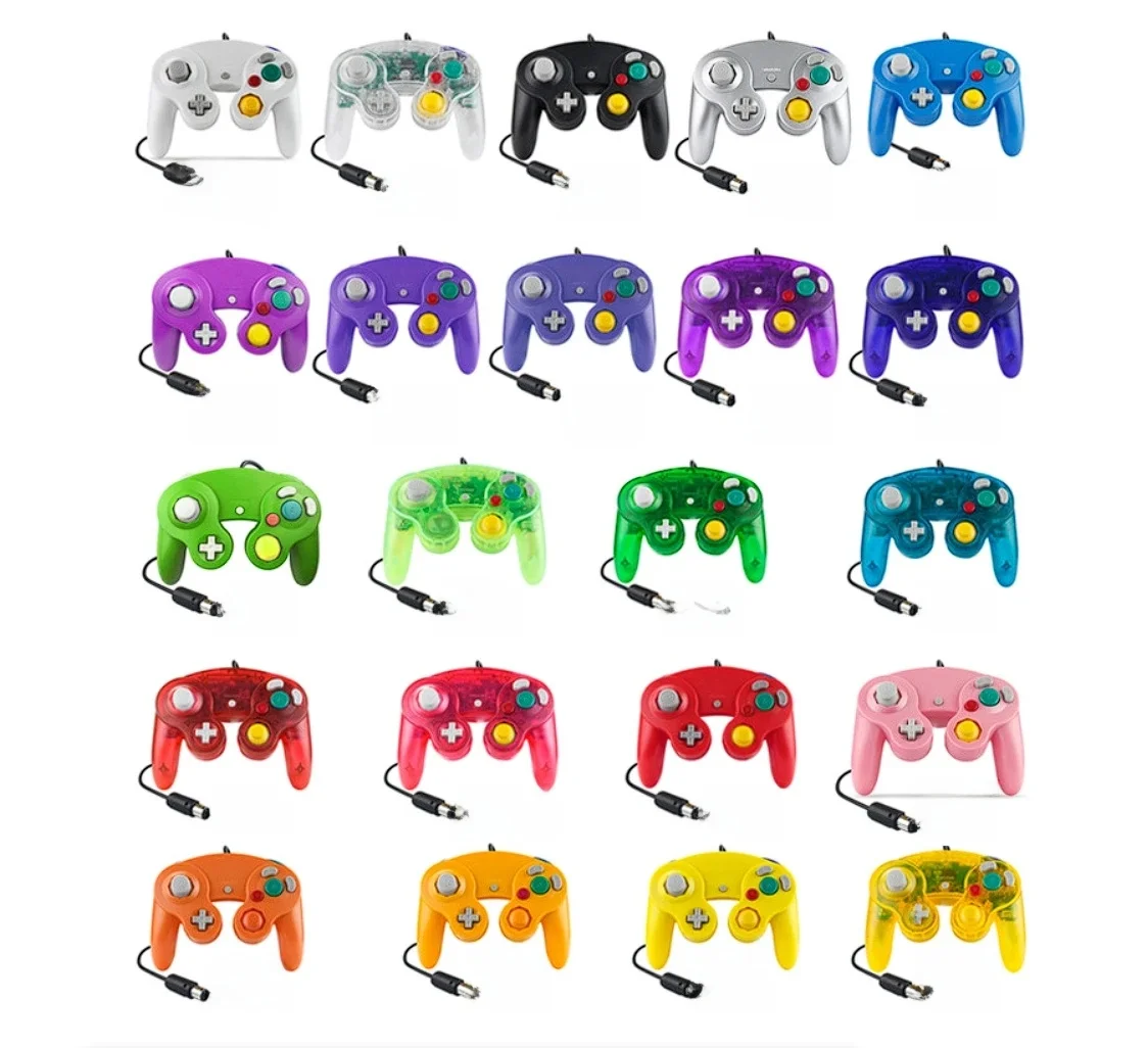 Manette de jeu filaire pour Nintendo GameCube NGC GC, Joystick pour contrôleur Gamecube Wiiu Wii, jeu de vibrations pour jouer de jeux classiques