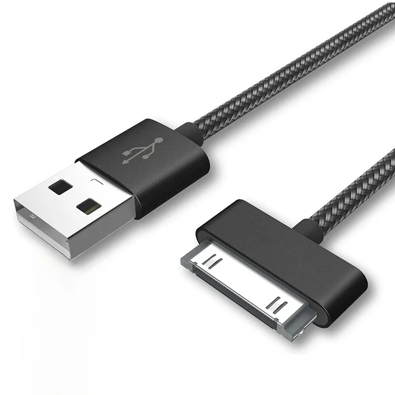 Kabel USB 1M 2M do iPhone'a 4S 4 3GS 3G Kabel do szybkiego ładowania telefonu do iPada 1 2 3 iPod Nano iTouch 30-pinowy adapter danych — zdjęcie 2
