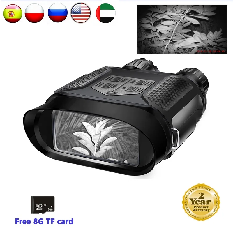 NV400B Night Vision Binoculars 400M Hunting Binoculars Camera 7x31 Zoom Video Recorder IR Night Vision Optical For Surveillance