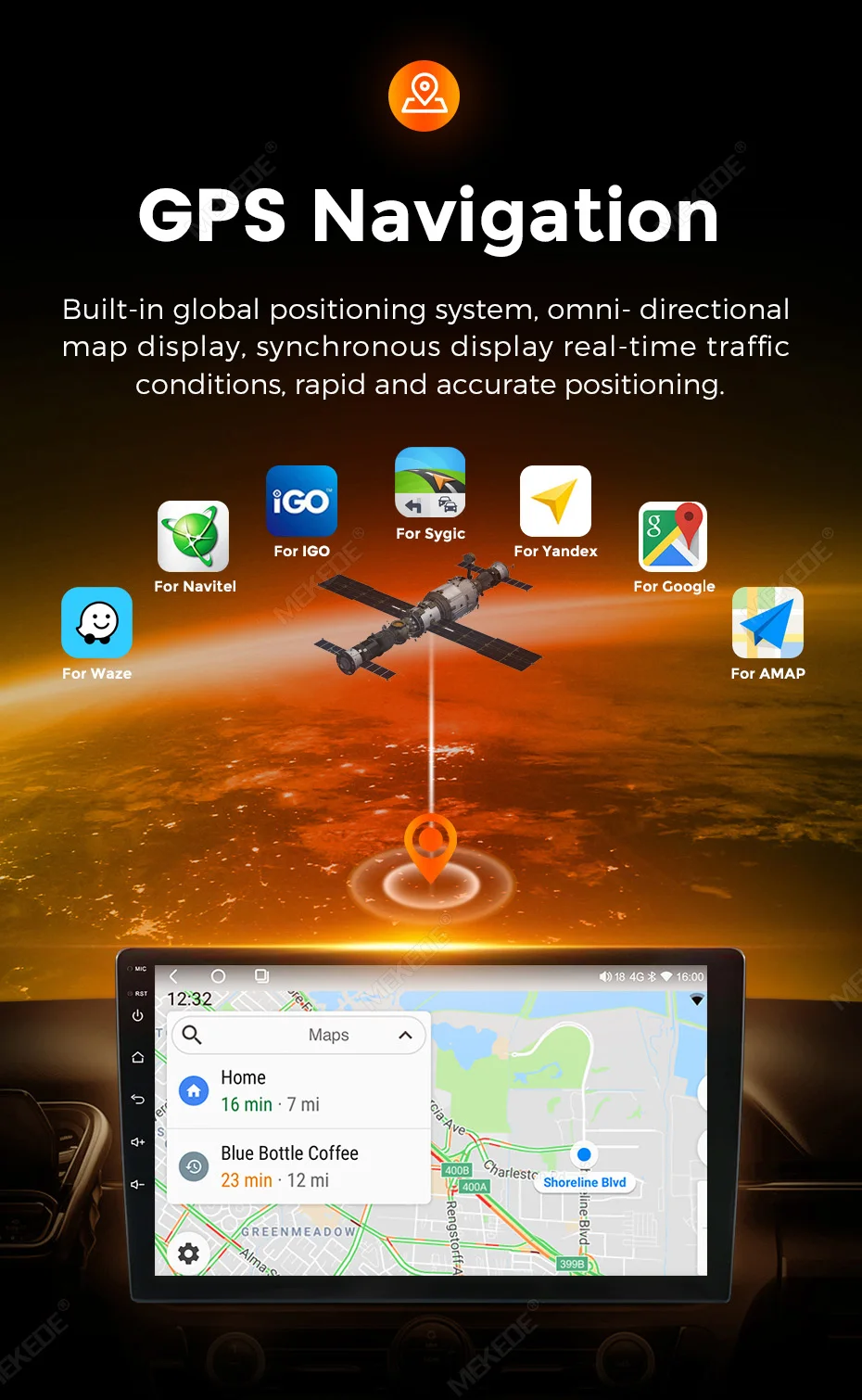 MEKEDE X20 X30 9/10 Zoll Universal Autoradio UIS7865 Kabelloses Carplay Android AUTO Navigation GPS Multimedia-Videoplayer – Detail 19