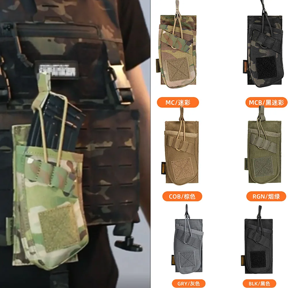 

Tactical Magazine Pouch Single/Triple Open Top Molle Mag Pouch AK Magazine Pouch for AK47 AK74 AR-15 Pmags Magazine Hunting Gear