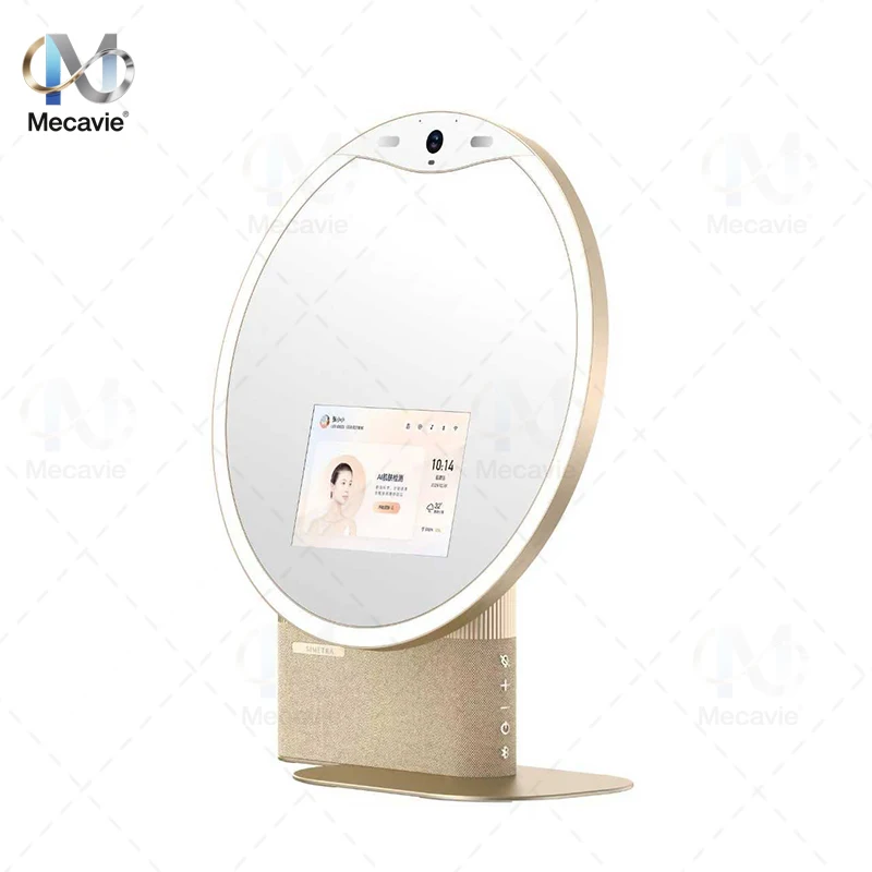 Profesjonalny analizator skóry Al Skin Analyzer Mirror, codzienna ochrona skóry, redukuje występowanie problemów z skórą.