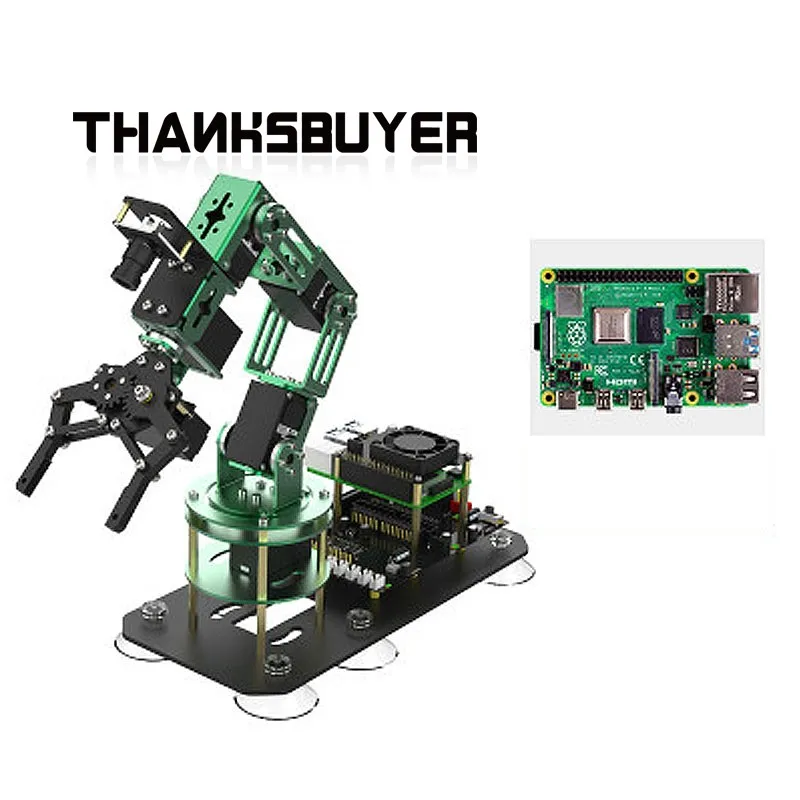 DOFBOT AI Vision Robotic Arm 6 Axis Robot Arm Assembled With ROS w/ Mainboard For Raspberry Pi 4B/4G 4B/8G For JETSON NANO