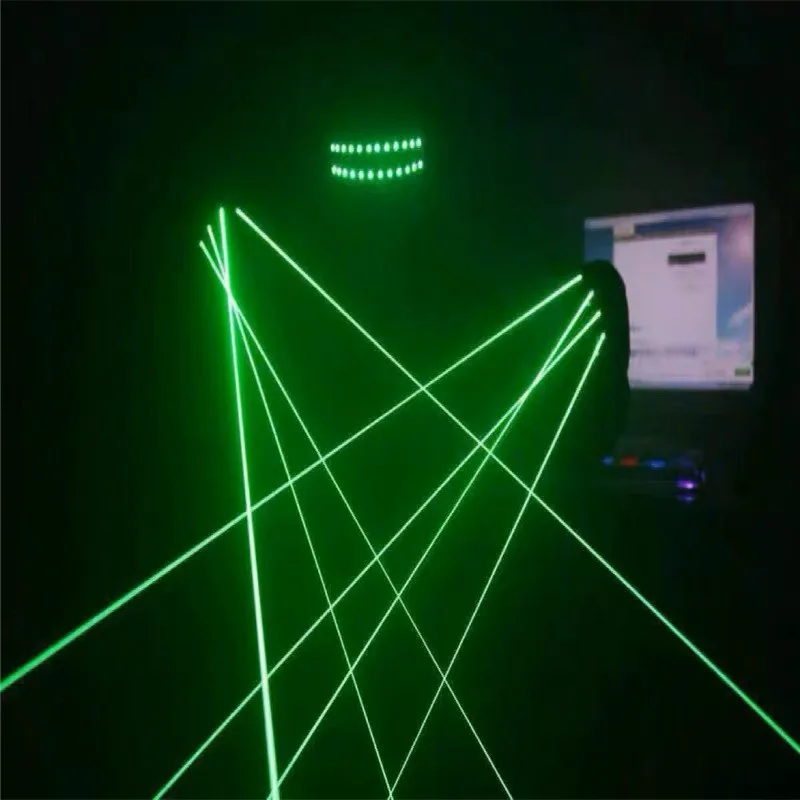 LASER HANDSCHUHE MIT GRÜNE LED FÜR NACHTCLUB