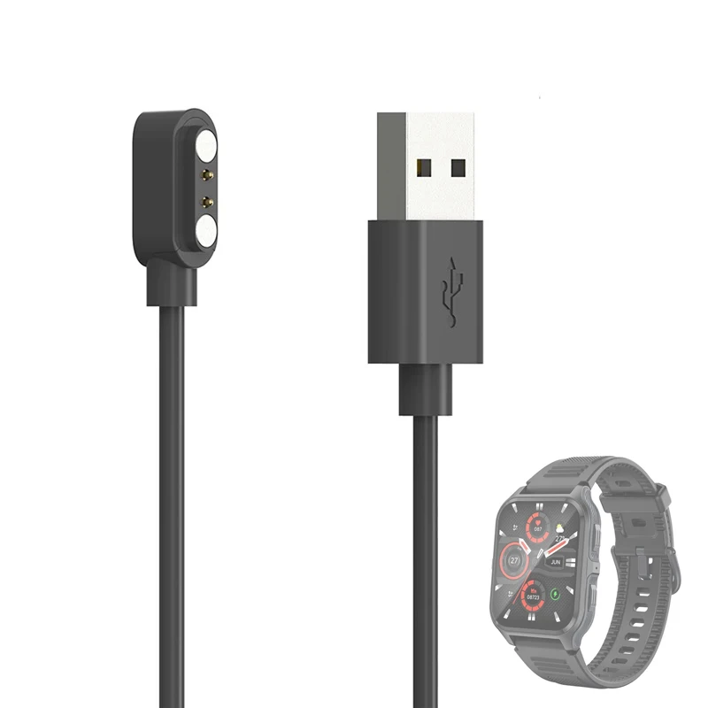 Smartwatch Dock Charger Adapter USB Charging Cable Power Charge Wire For Colmi P73 Sport Smart Watch Accessories