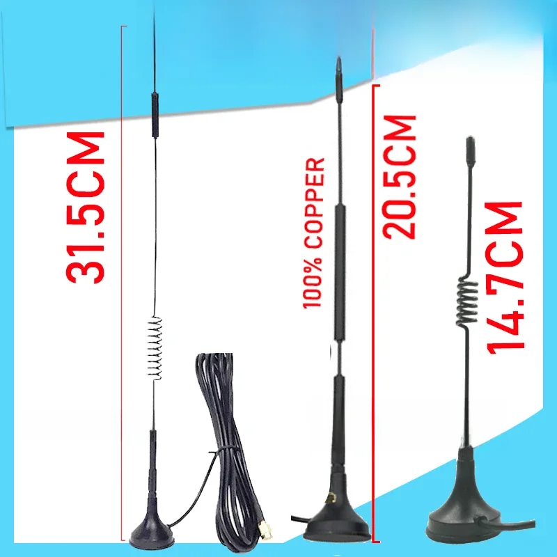 12dbi 5dbi 433Mhz antena samochodowa lora 4G 698~ 2690MHz antena SMA męskie złącze podstawa magnetyczna wzmacniacz sygnału IOT wzmacniacz bezprzewodowy — zdjęcie 2
