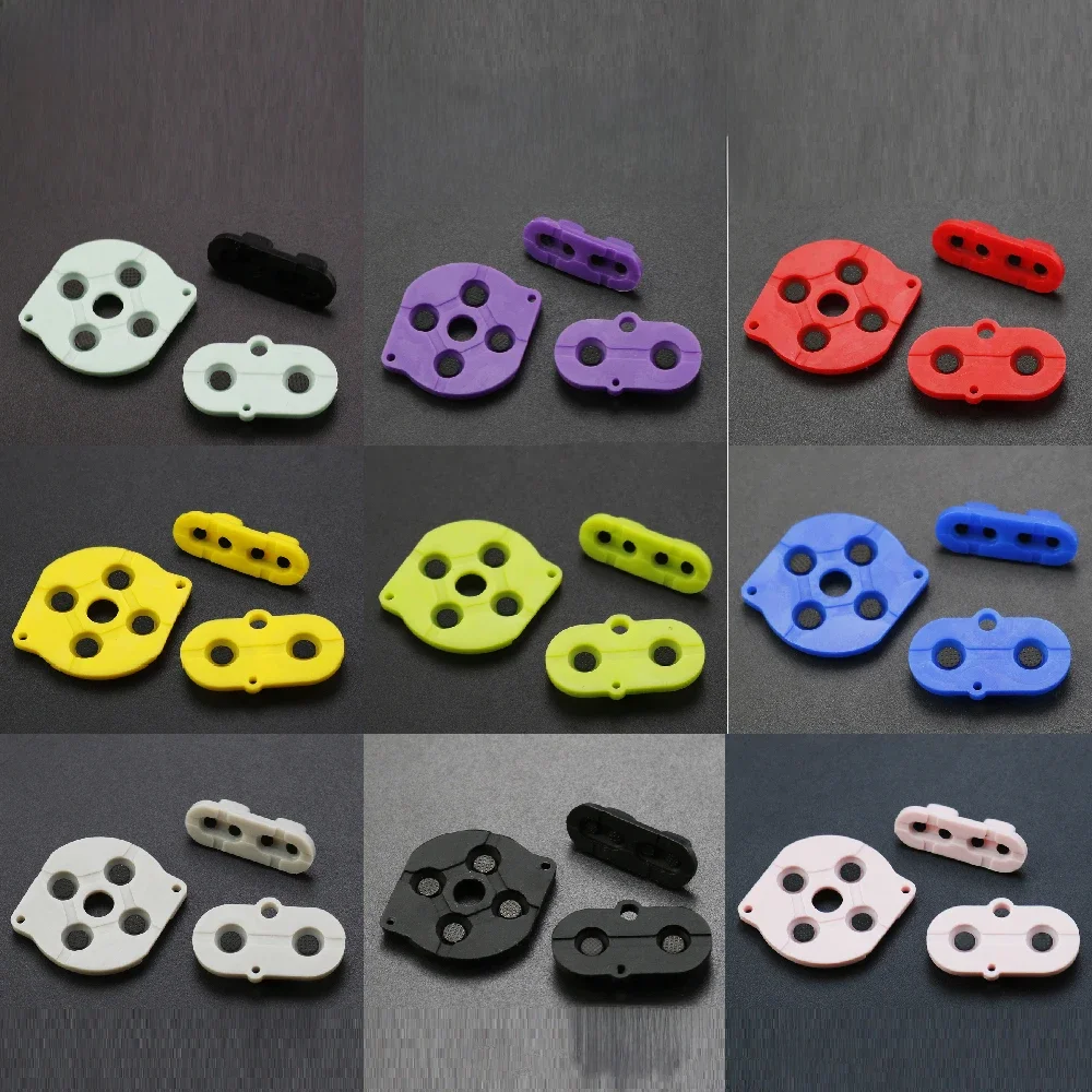 JCD 1 ensemble pour Game Boy document GBC Console de jeu coque boîtier silicone Start Select clavier caoutchouc conducteur bouton A-B d-Sub