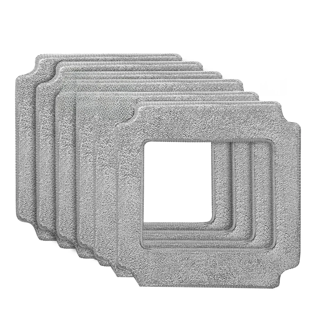 Mopy czyszczące 21x21cm do robota czyszczącego okna ABIR WD8, szmaty wielokrotnego użytku do prania okien szkło grube mopem (6pcs) — Zdjęcie 2 z 2