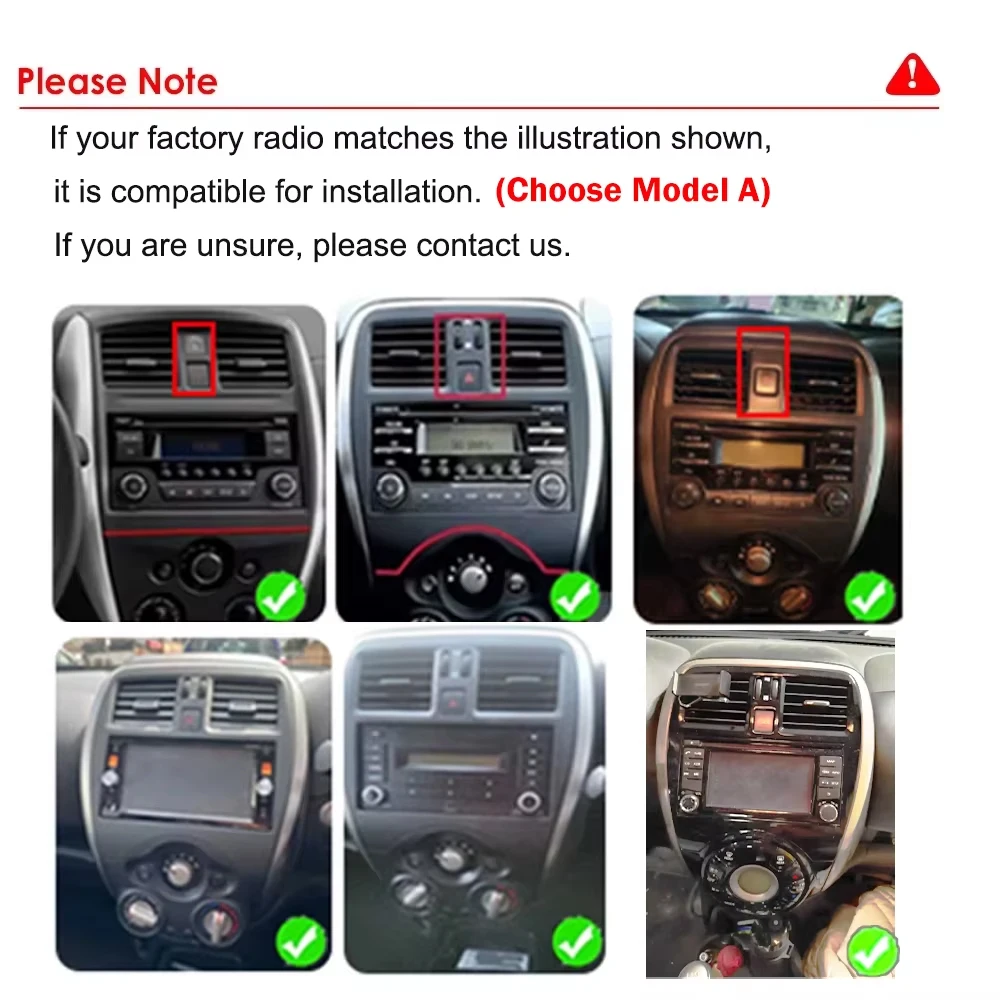 Car Radio For NISSAN Micra K13 March K13 2013-2017  Multimedia Player Wireless CarPlay Android Auto Stereo GPS 4G FM RDS BT SWC