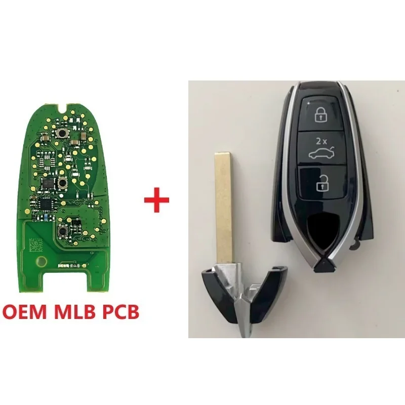 

CN008217 OEM печатная плата с послепродажным корпусом для Lamborghini URUS 2022 Smart Key MLB 5M чип 434 МГц ключ 3 кнопки MLB