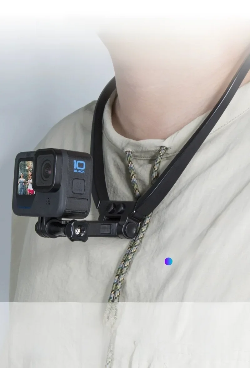 Support de maintien du cou pour téléphone GoPro Hero 12 10 9 Insta360 X3 DJI Osmo, caméra d'action, sangle de lanière Anti-secouement pour accessoires GoPro