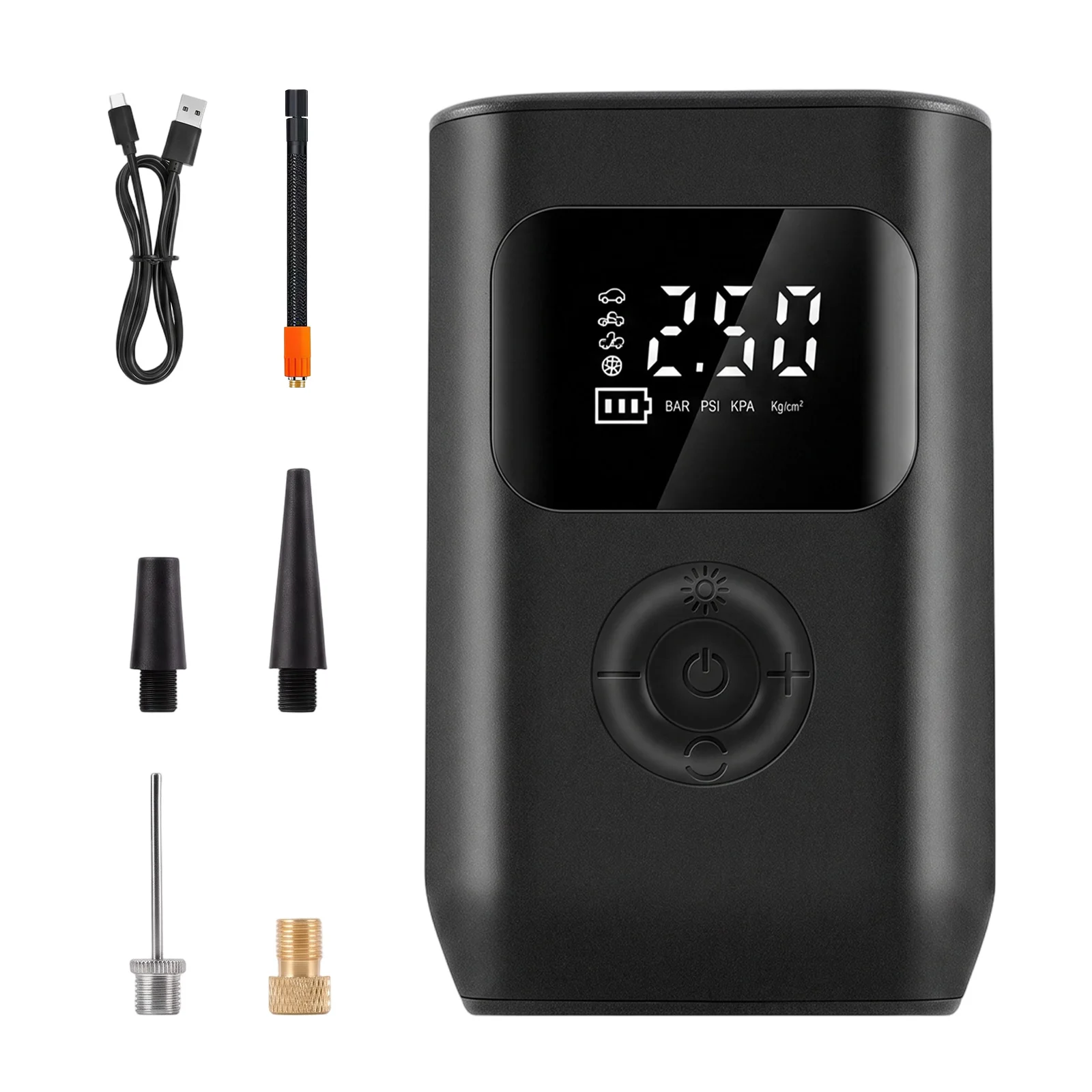 AliExpress NONE Cordless Tire Inflator Portable Air Compressor 150PSI with Digital Display Rechargeable Mini Air Pump for Car Motorcycle Bicycle Ball Inflatables